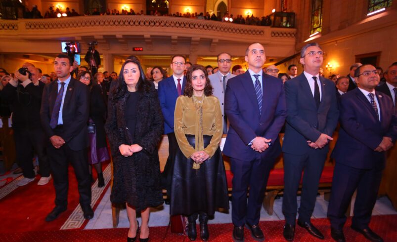 وزير التموين يشارك في احتفالية الطائفة الإنجيلية بعيد الميلاد المجيد