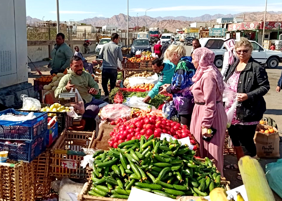للمرة الخامسة على التوالي.. سوق اليوم الواحد بمدينة دهب بجنوب سيناء