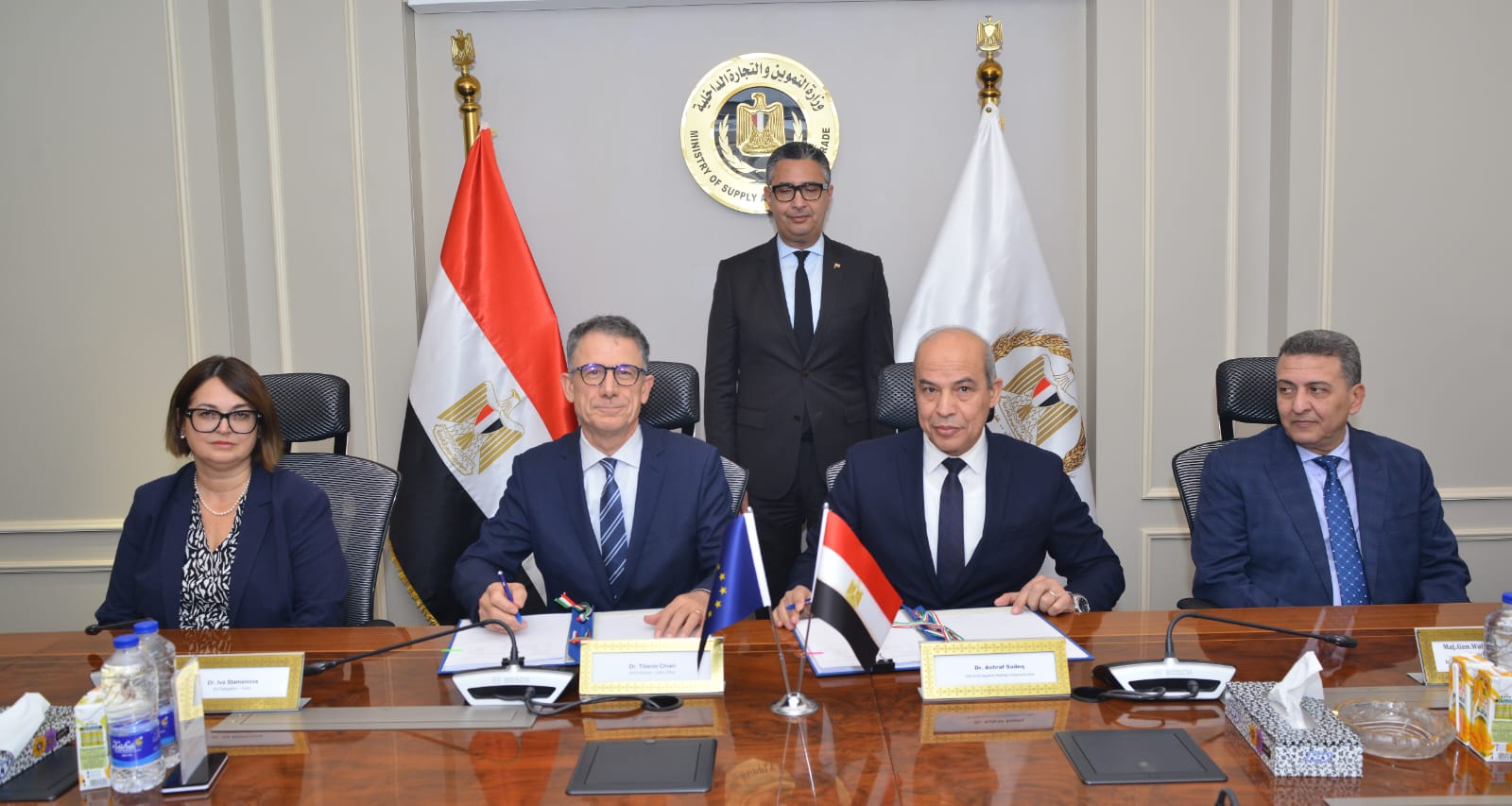 بروتوكول تعاون بين الشركة القابضة للصوامع والوكالة الإيطالية من اجل التنمية