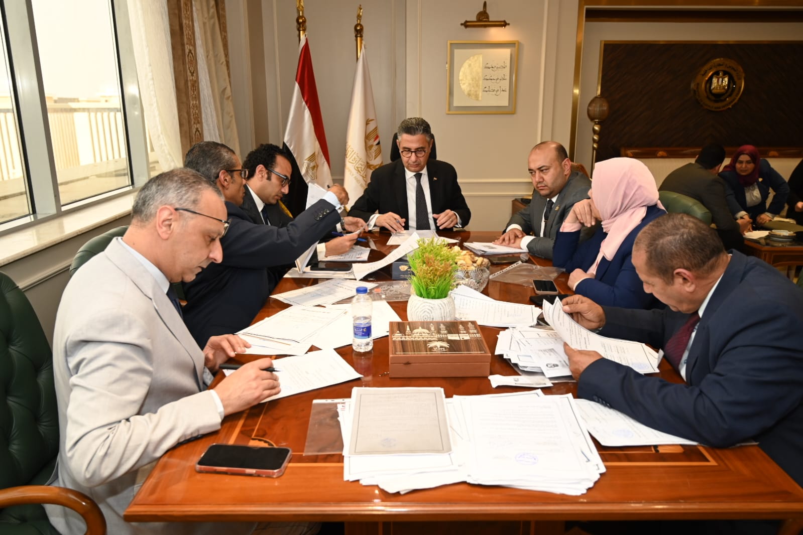 الدكتور / شريف فاروق – وزير التموين والتجارة الداخلية يلتقي بعدد من السادة أعضاء مجلسي النواب والشيوخ