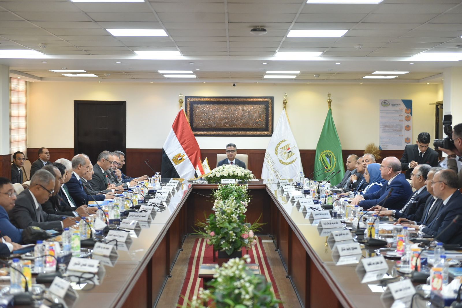 وزير التموين يترأس اجتماع الجمعية العامة للشركة القابضة للصوامع والتخزين