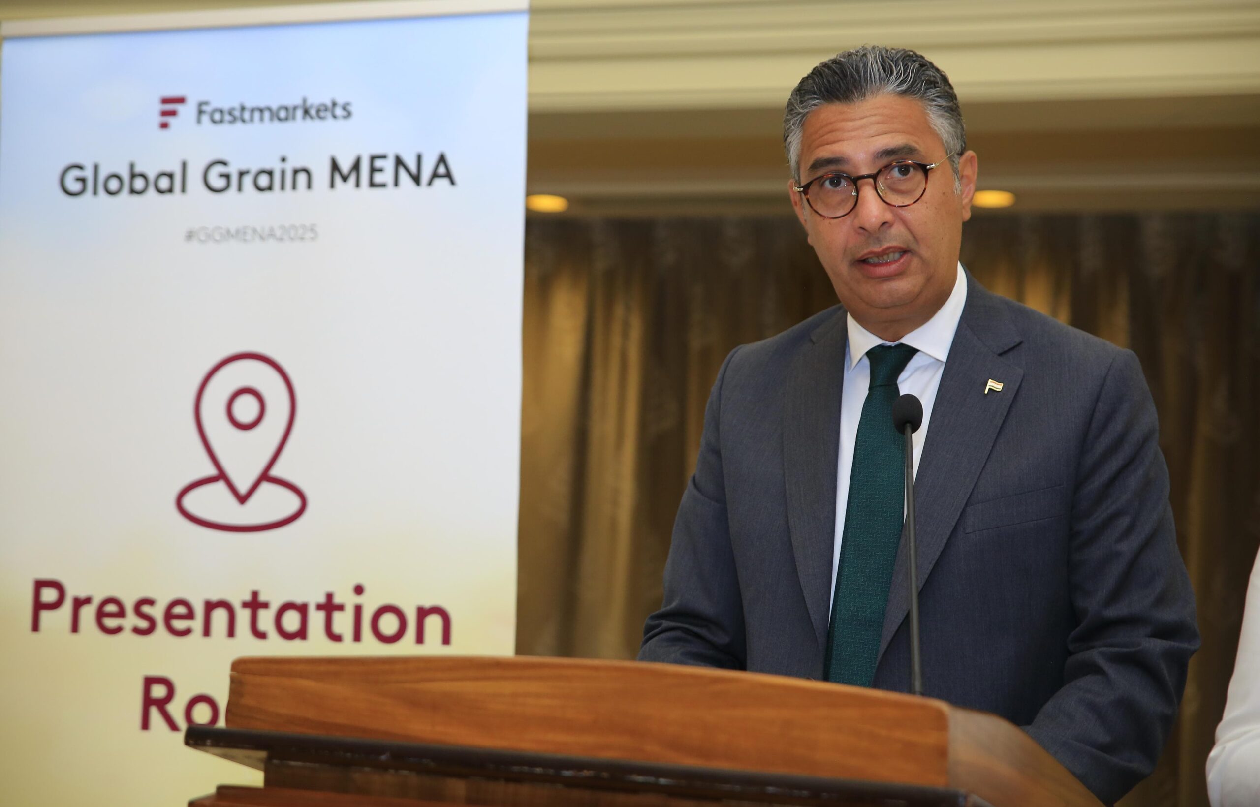 وزير التموين يشارك في افتتاح مؤتمر “Global Grain MENA”