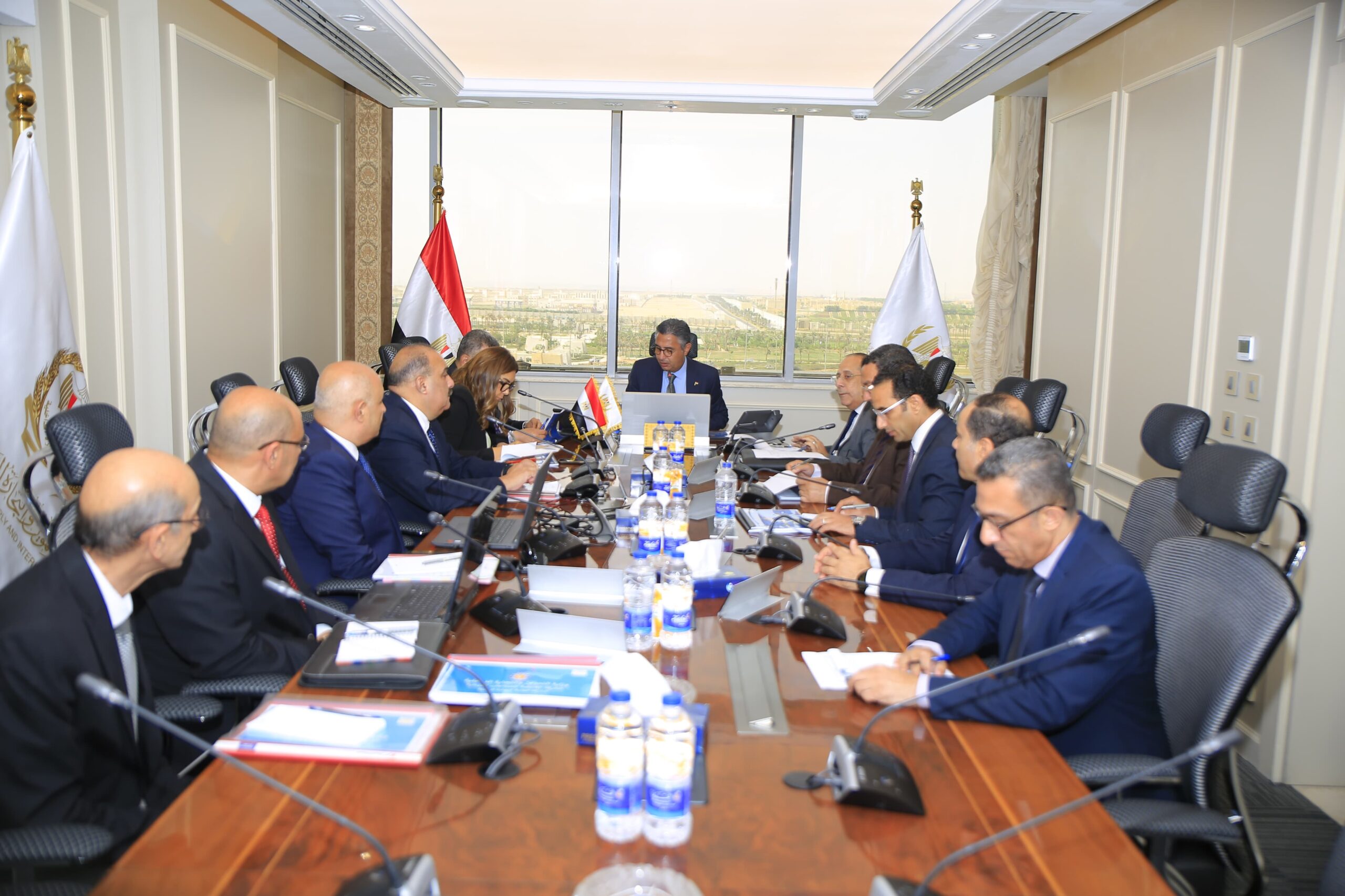 وزير التموين يجتمع مع رئيس مجلس إدارة الشركة العامة لتجارة الجملة
